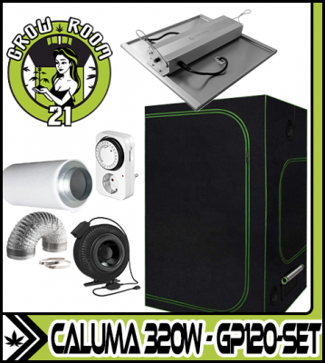 LED GROWBOX SET GP120 - 120x120x200cm - CALUMA - LED Force 320W