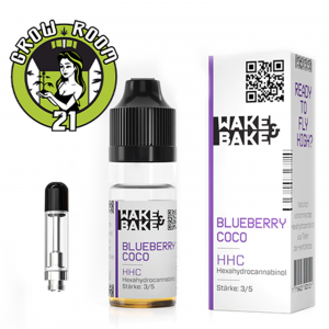 HHC Vape Liquid | Blueberry Coco | Wake & Bake | alle Größen