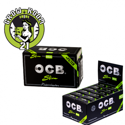 OCB - Rolls Schwarz Premium Slim + Tips