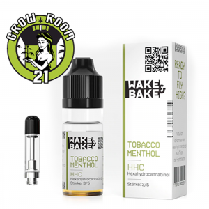 HHC Vape Liquid | Tabacco & Menthol | Wake & Bake | alle Größen