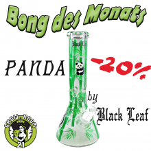 Black Leaf - Panda (handbemalt) (Bong des Monats: -20%)