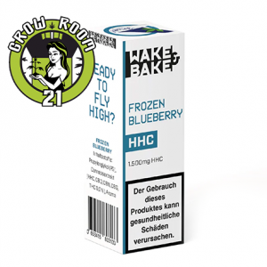 HHC Vape Liquid | Frozen Blueberry | Wake & Bake | 10 ml