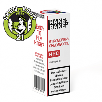 HHC Vape Liquid | Strawberry Cheesecake | Wake&Bake | 10 ml